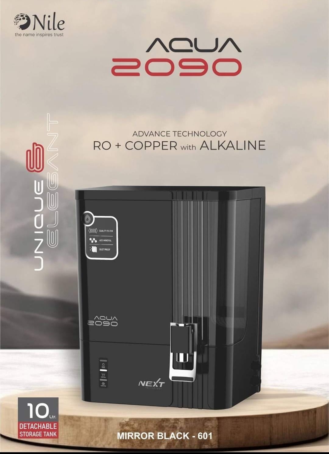 Aqua 2090 Mirror black water purifier