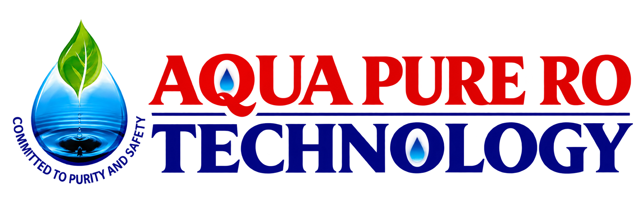 Aqua Pure water drop logo